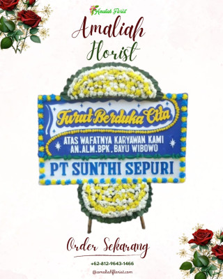 Papan Bunga Duka di Jango