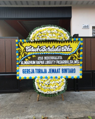 Papan Bunga Duka di Jango