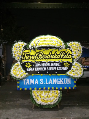 Papan Bunga Duka di Jango