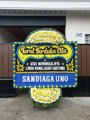 Papan Bunga Duka di Jango